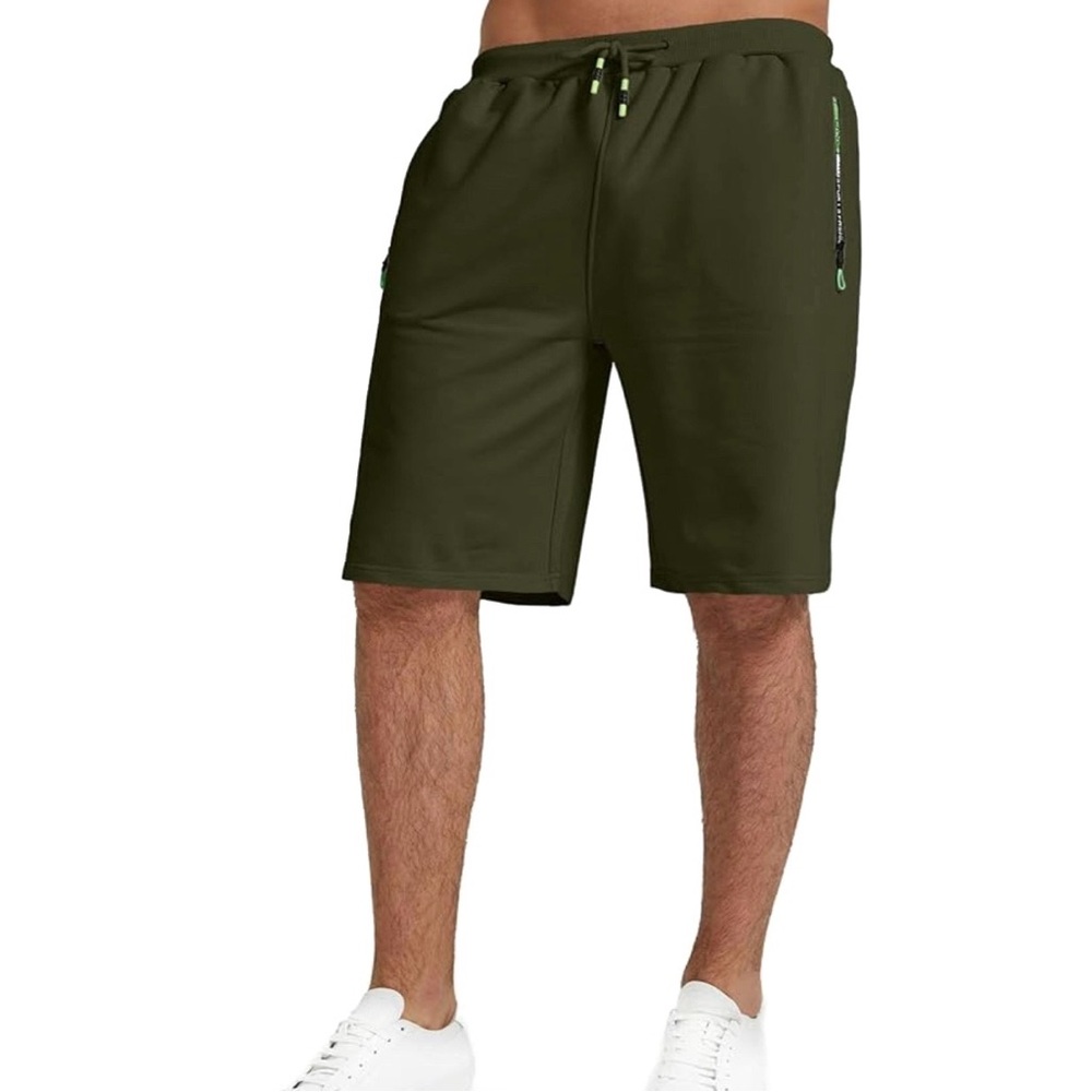 YTD Men's Casual Spring Summer Sports Shorts Big & Tall Fit Size 4XL NWT Olive